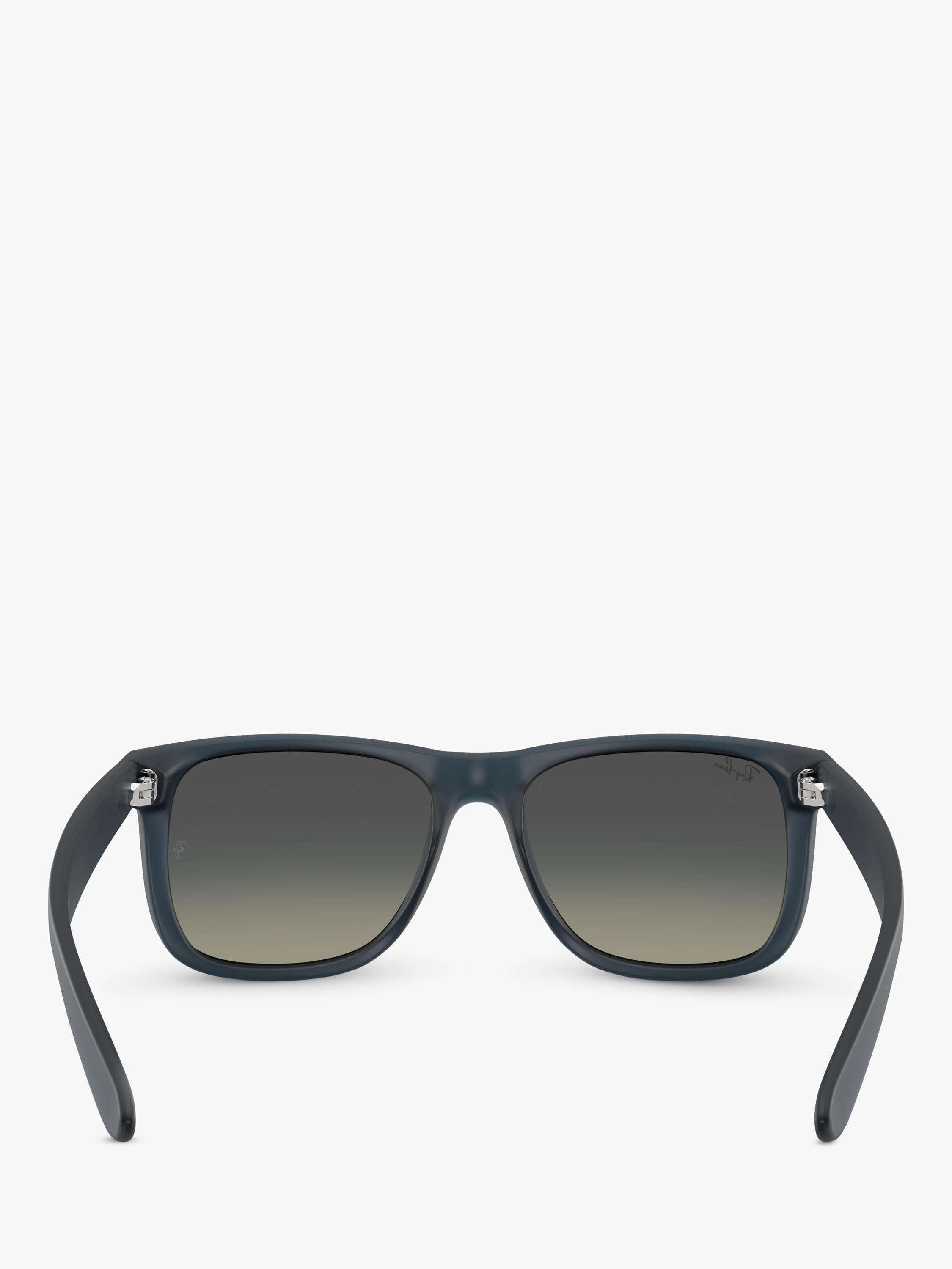 Ray-Ban RB4165 square sunglasses blue grey plastic frame - British product