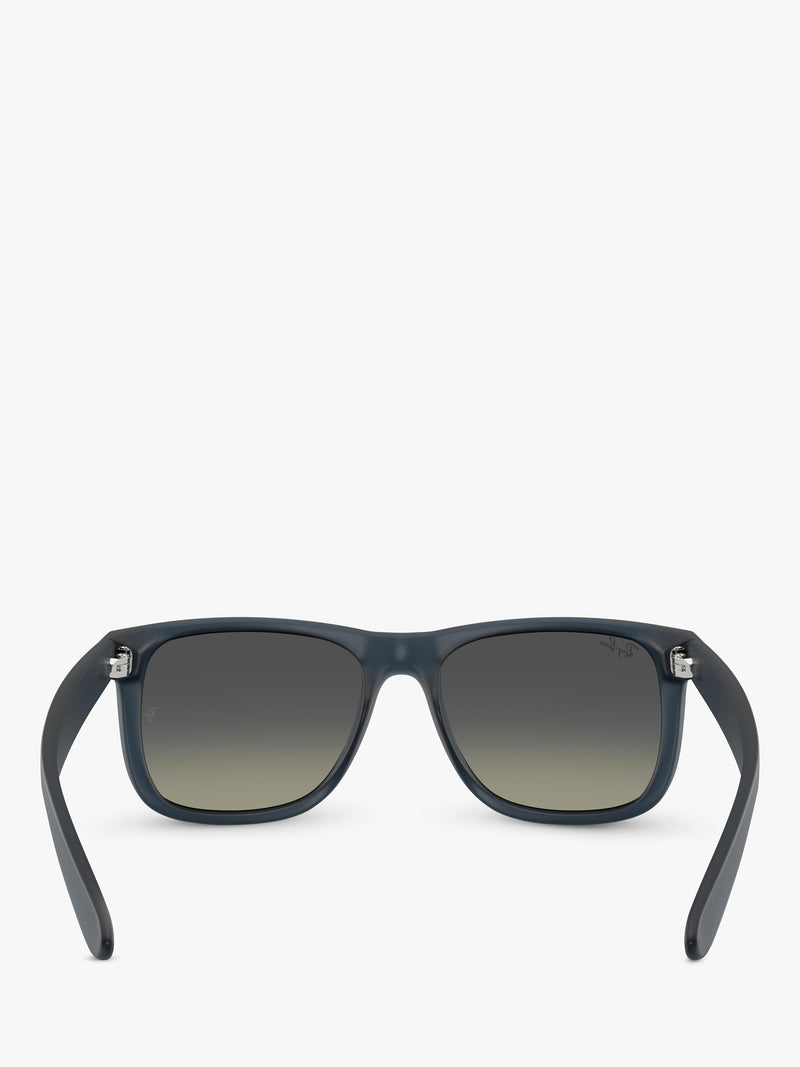 Ray-Ban RB4165 square sunglasses blue grey plastic frame - British product