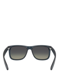 Ray-Ban RB4165 square sunglasses blue grey plastic frame - British product