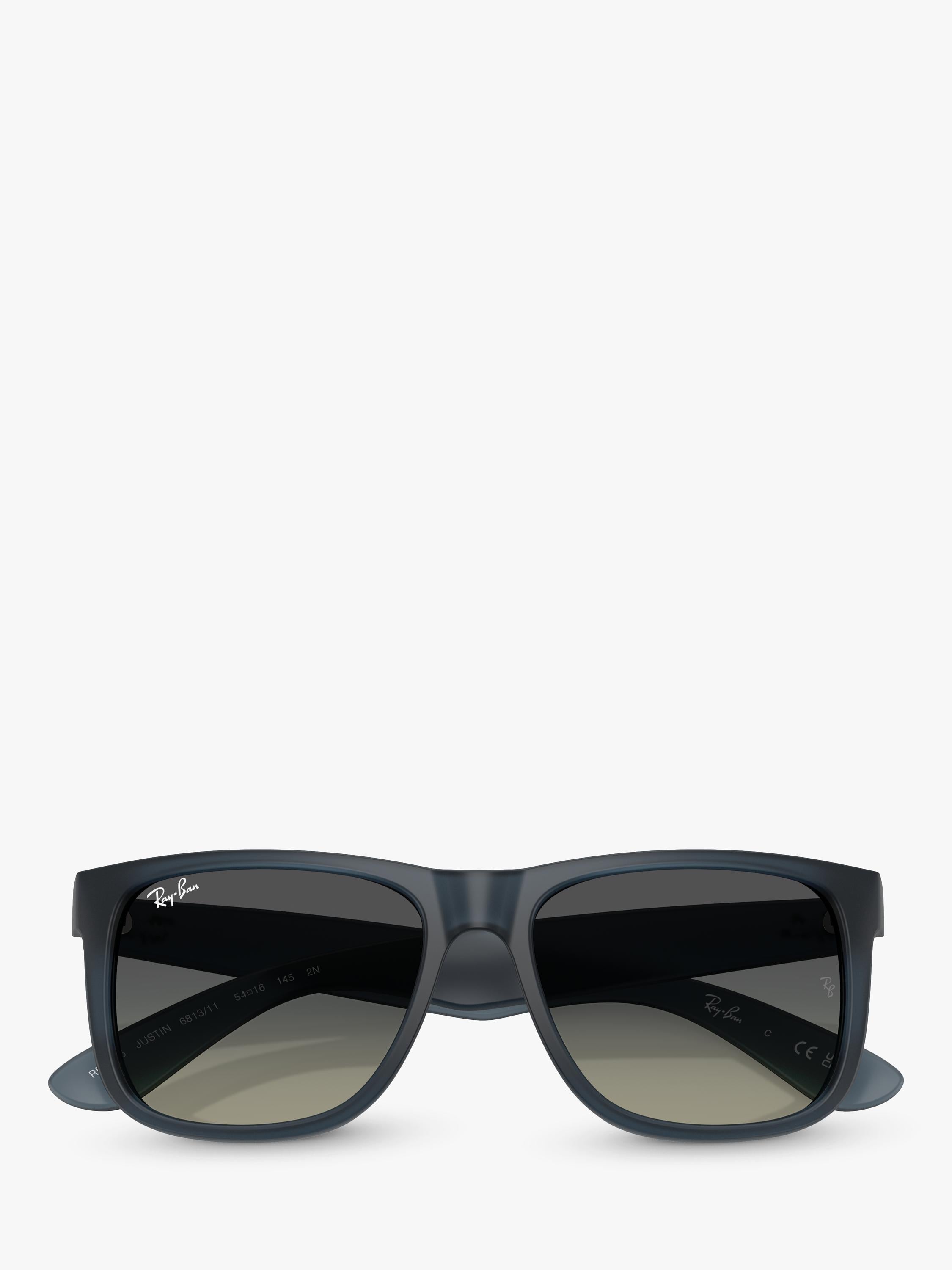 Ray-Ban RB4165 square sunglasses blue grey plastic frame - British product