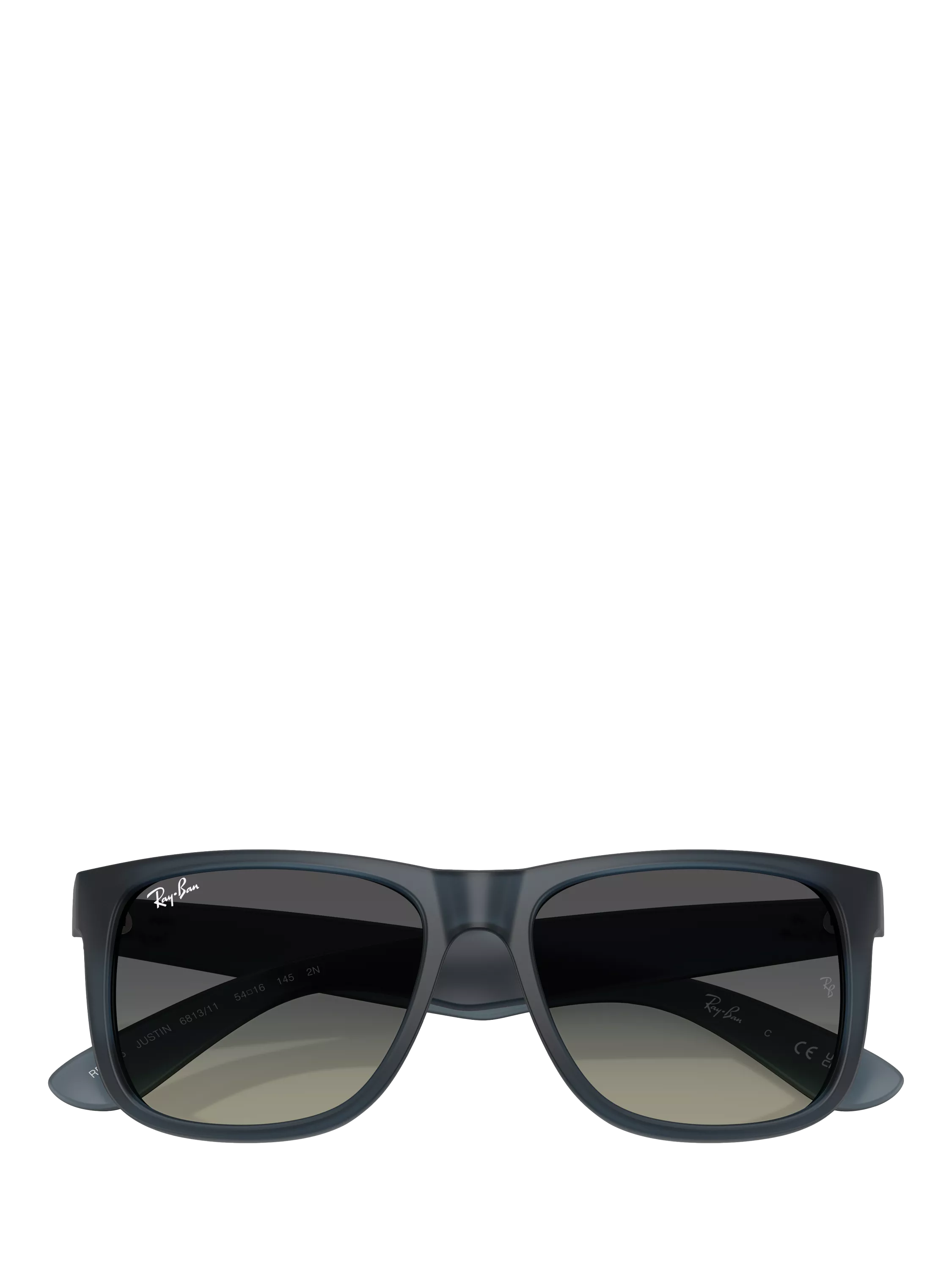 Ray-Ban RB4165 square sunglasses blue grey plastic frame - British product