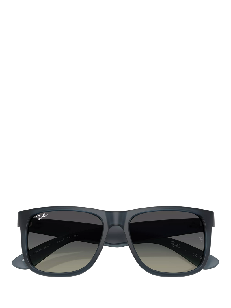 Ray-Ban RB4165 square sunglasses blue grey plastic frame - British product