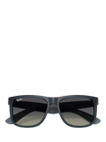 Ray-Ban RB4165 square sunglasses blue grey plastic frame - British product