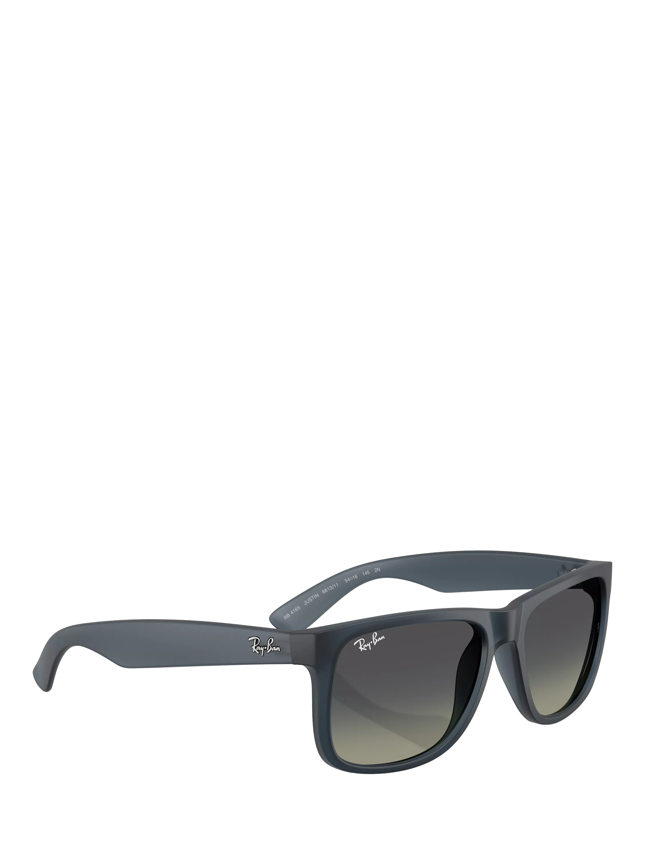 Ray-Ban RB4165 square sunglasses blue grey plastic frame - British product