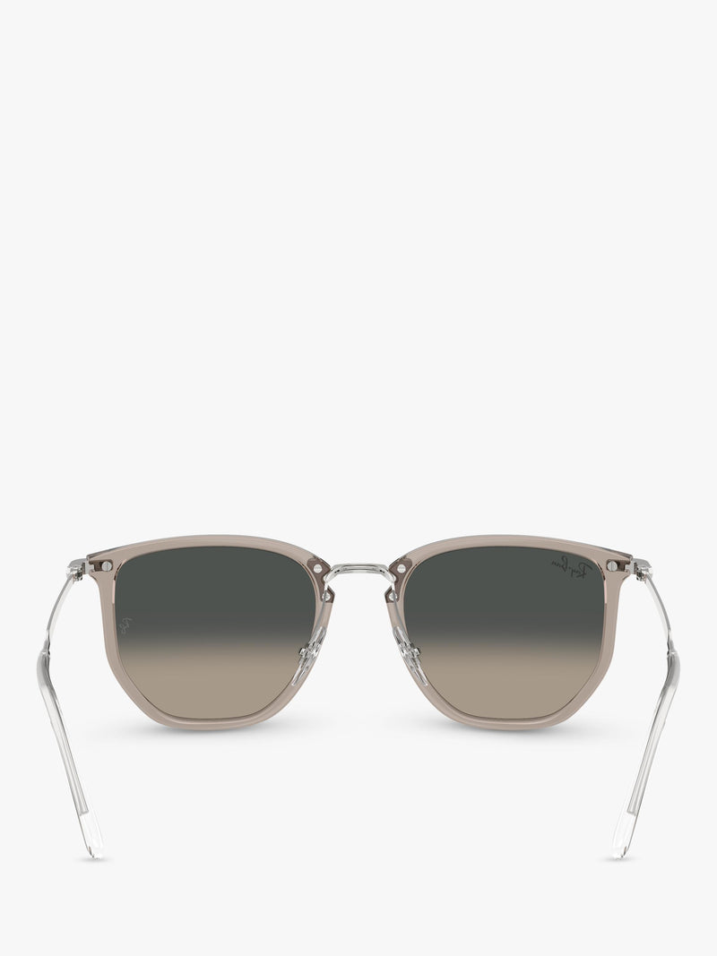 Ray-Ban RB4451 angular sunglasses grey, imported from the UK