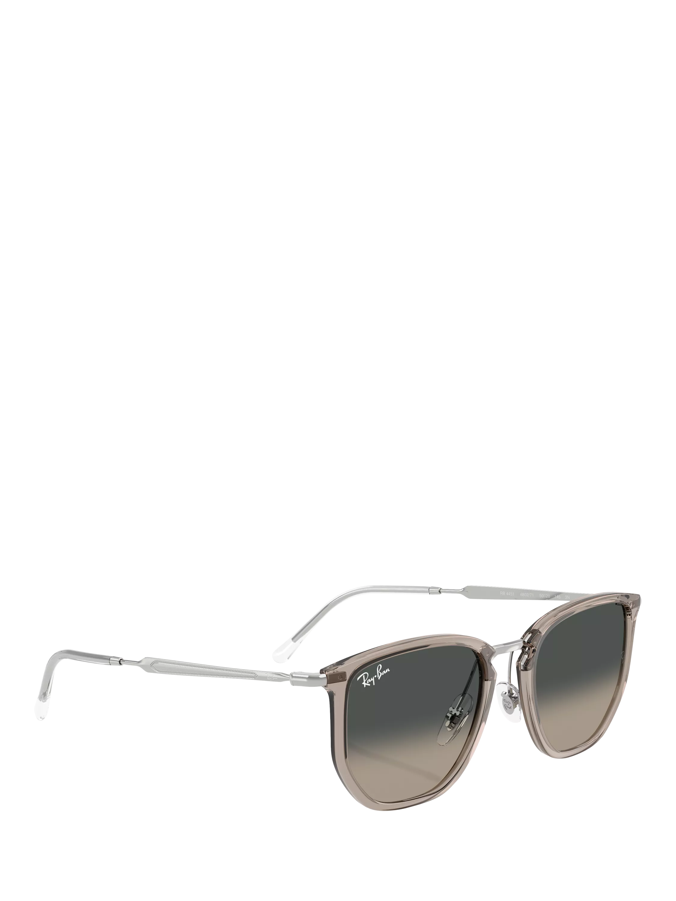 Ray-Ban RB4451 angular sunglasses grey, imported from the UK