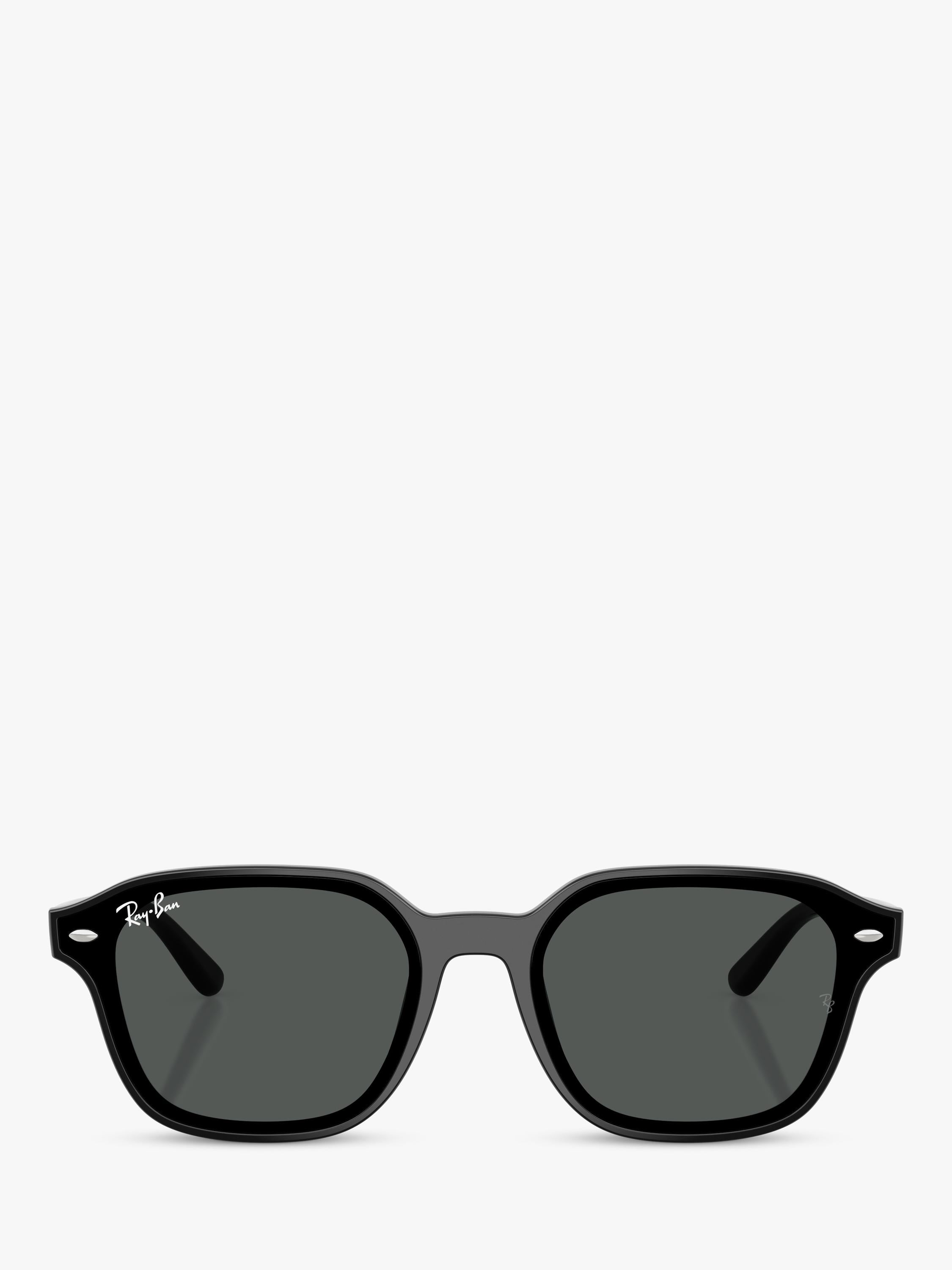 Ray-Ban RB4458 square sunglasses black plastic frame (British brand)