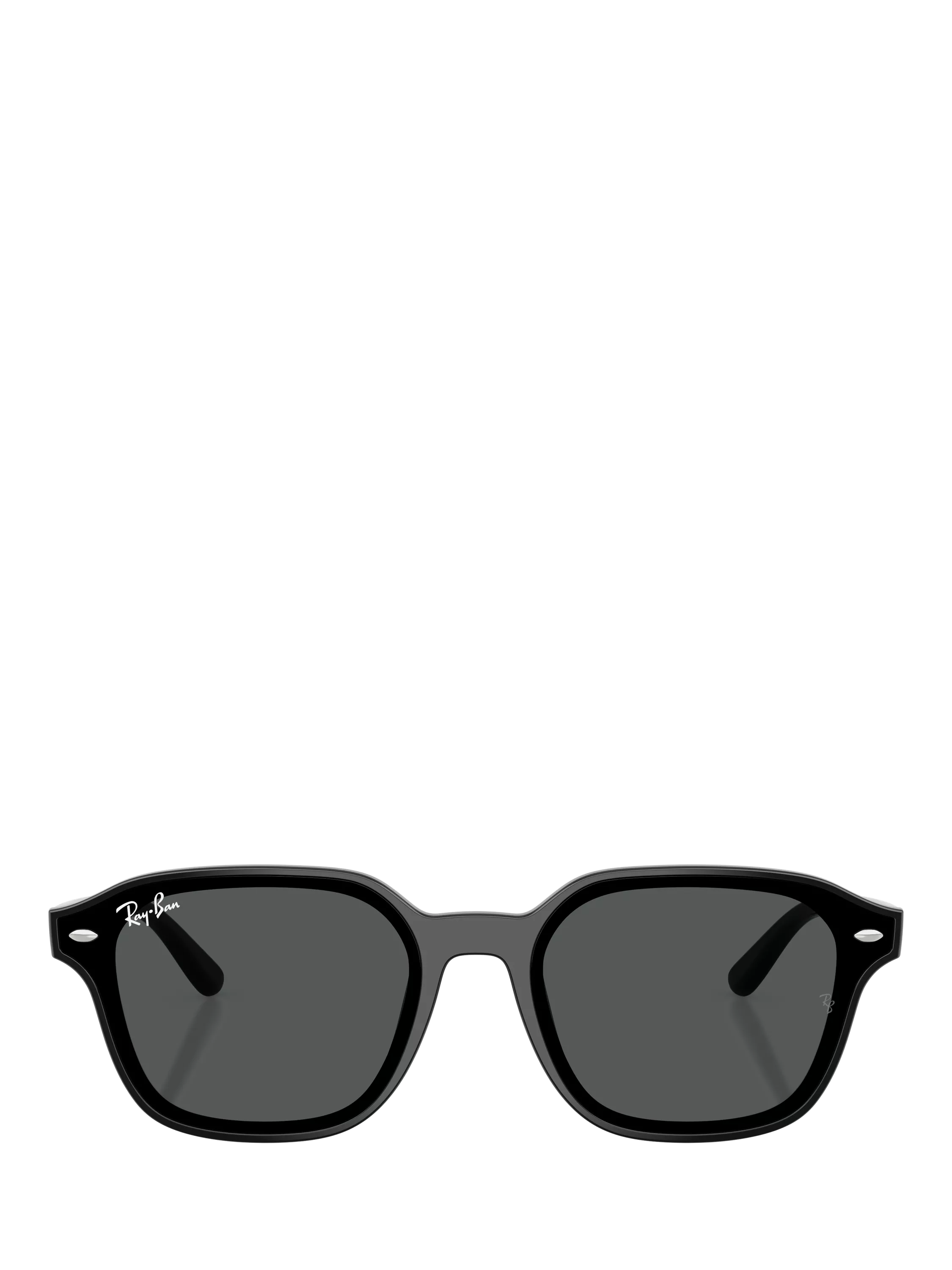 Ray-Ban RB4458 square sunglasses black plastic frame (British brand)