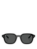 Ray-Ban RB4458 square sunglasses black plastic frame (British brand)