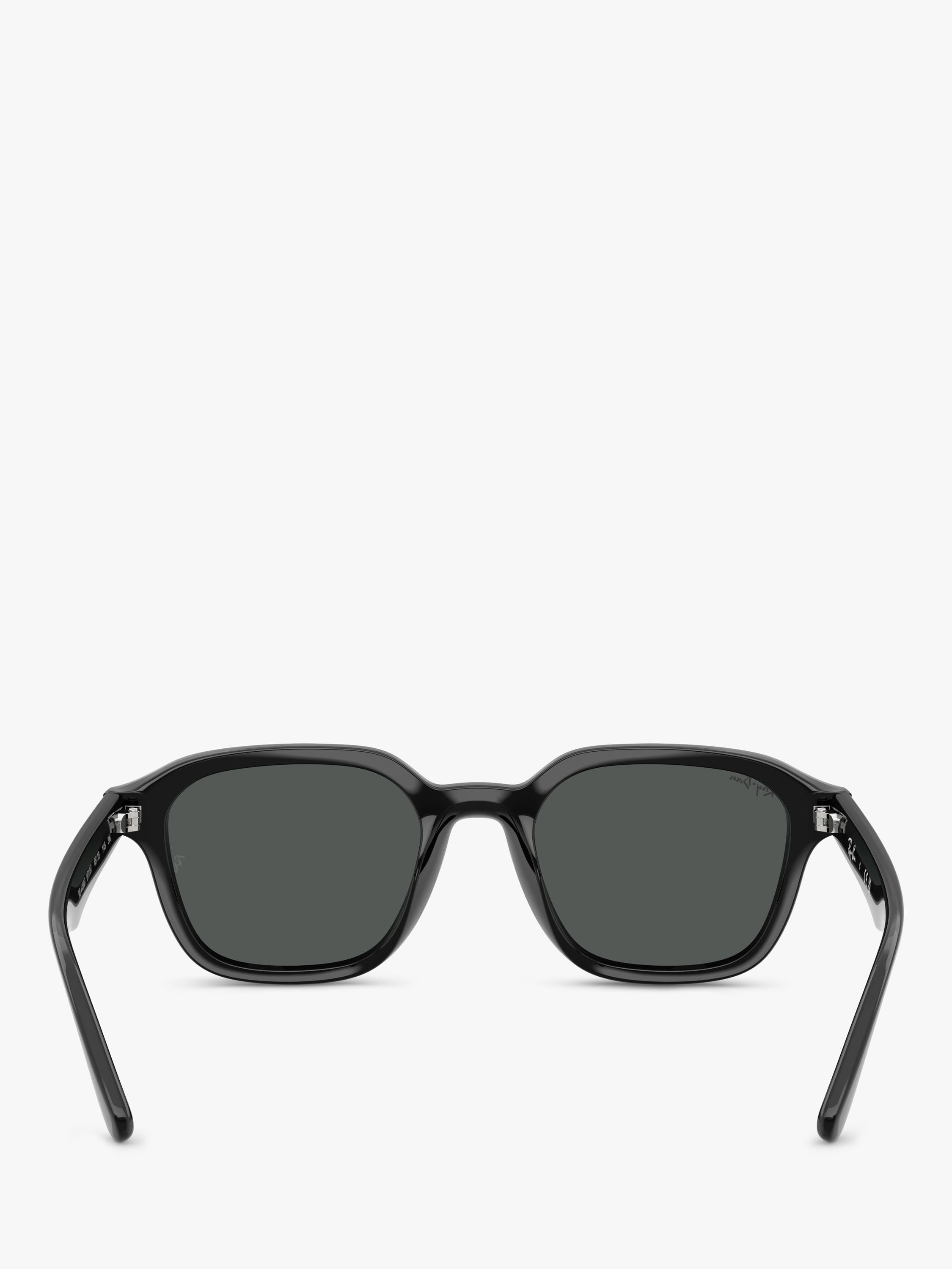 Ray-Ban RB4458 square sunglasses black plastic frame (British brand)
