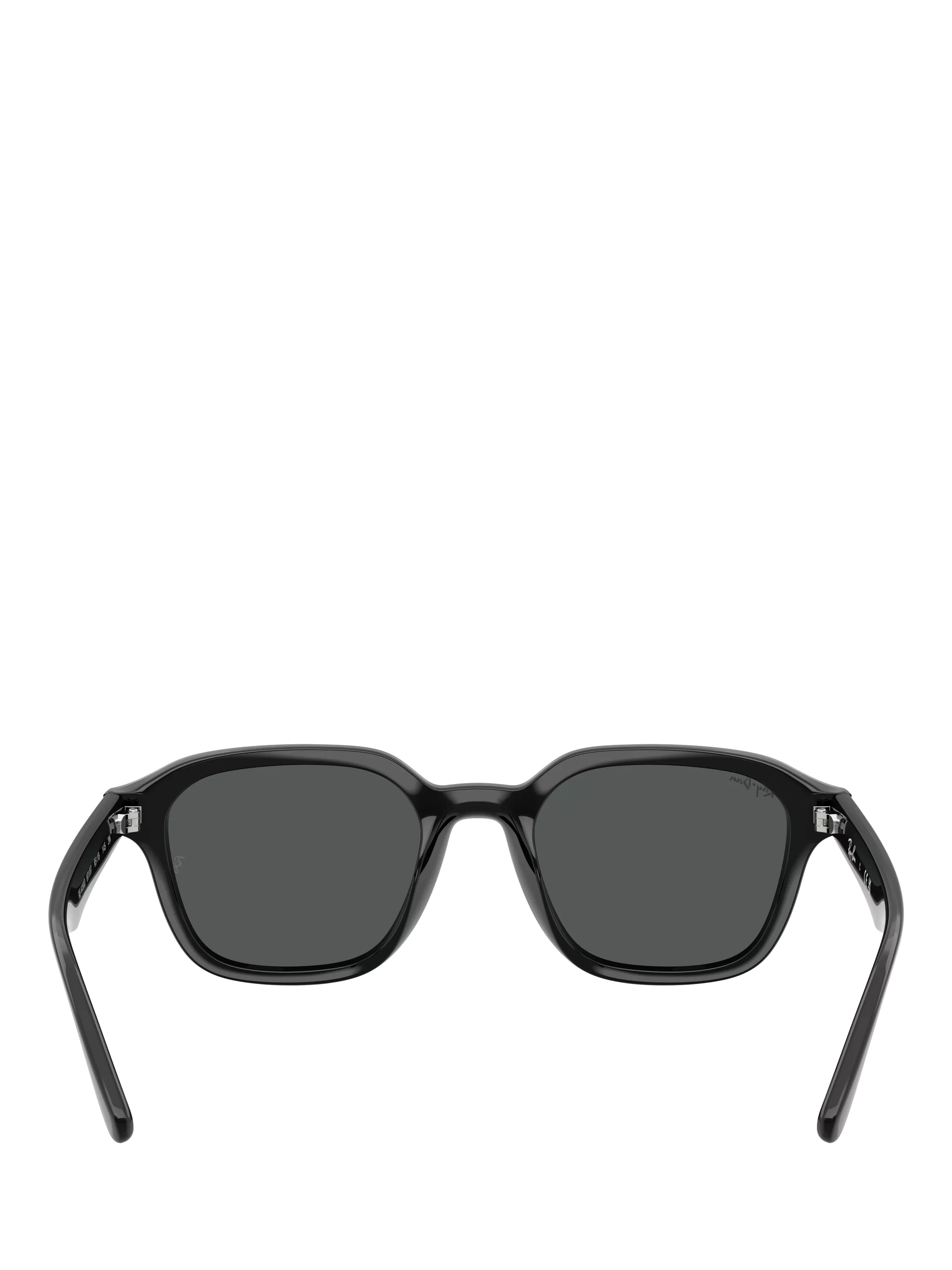 Ray-Ban RB4458 square sunglasses black plastic frame (British brand)