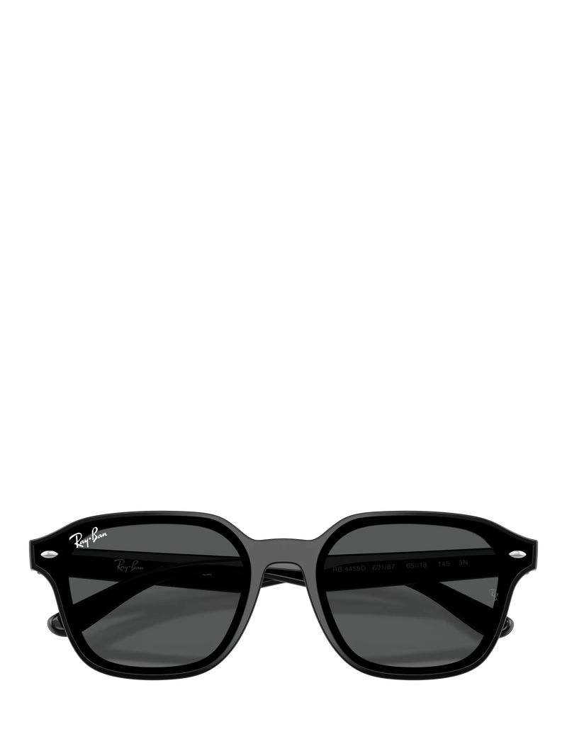 Ray-Ban RB4458 square sunglasses black plastic frame (British brand)