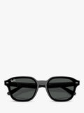 Ray-Ban RB4458 square sunglasses black plastic frame (British brand)