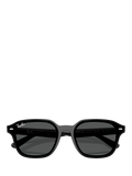 Ray-Ban RB4458 square sunglasses black plastic frame (British brand)