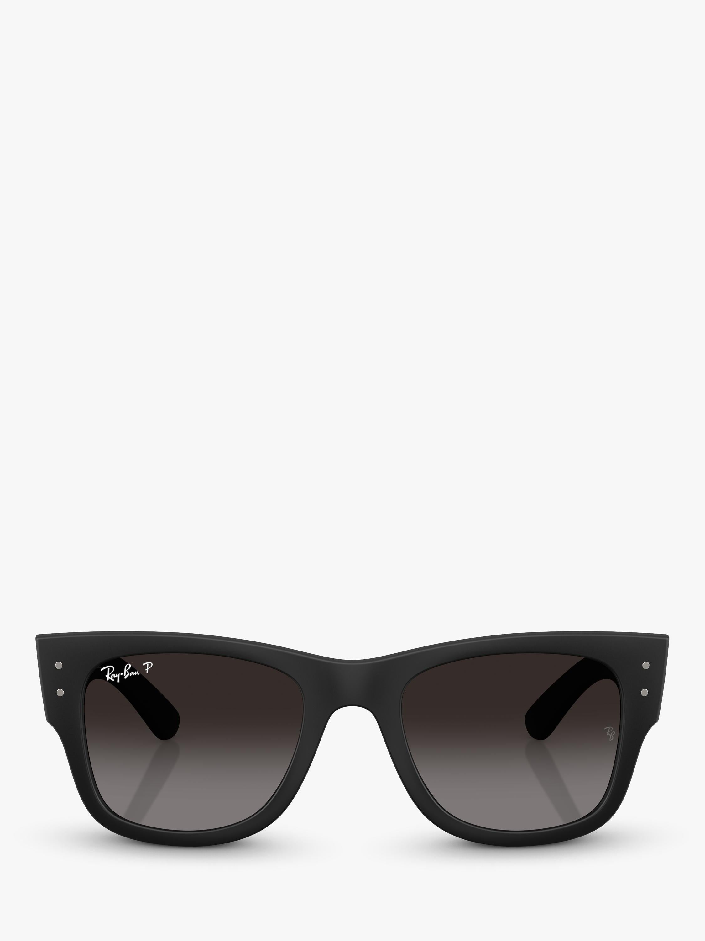 Ray-Ban RB4840S square polarised sunglasses black gradient (British brand)