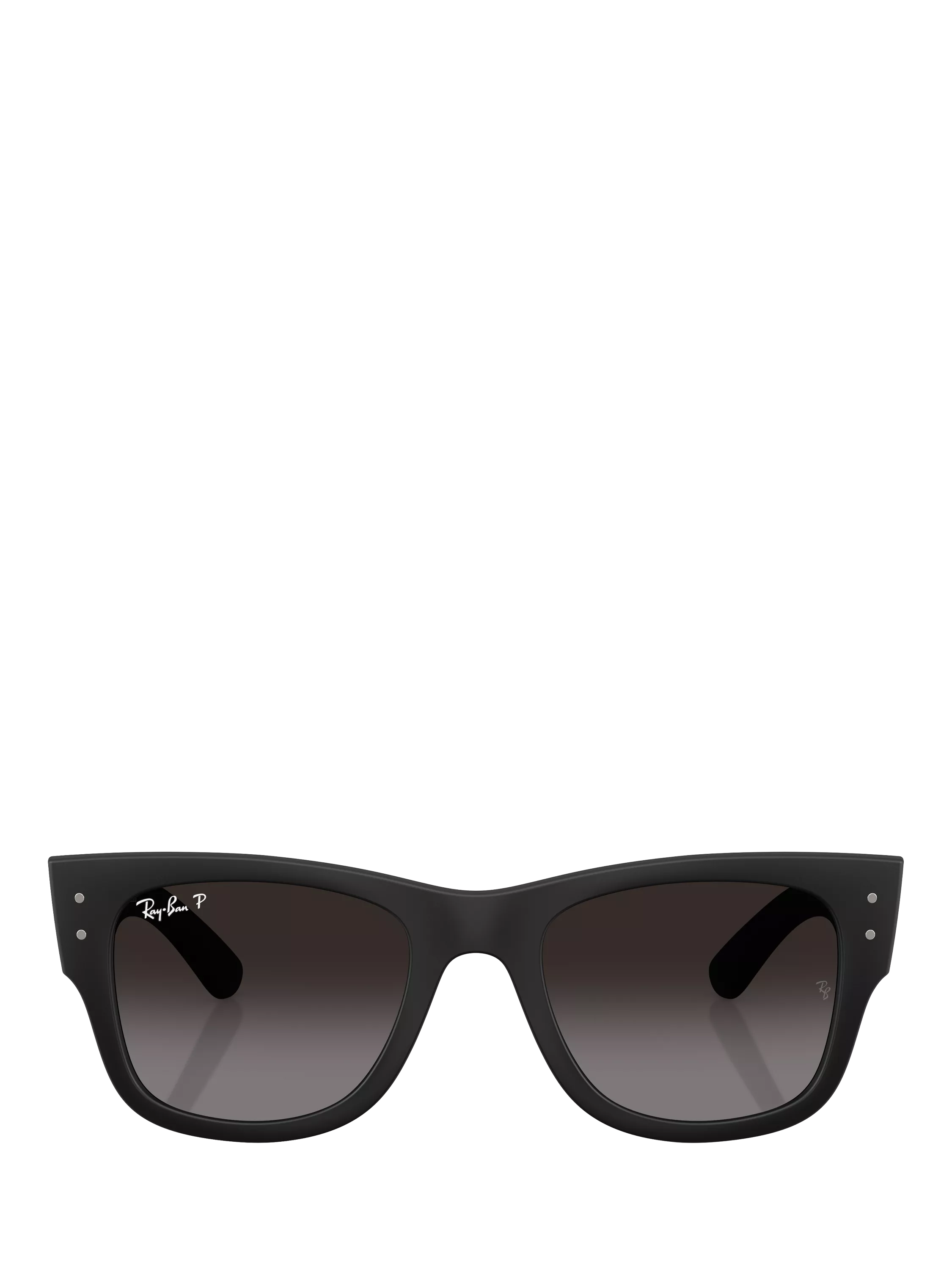 Ray-Ban RB4840S square polarised sunglasses black gradient (British brand)