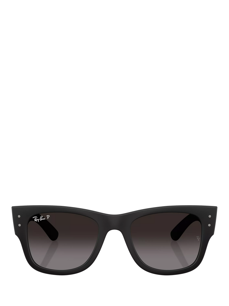 Ray-Ban RB4840S square polarised sunglasses black gradient (British brand)
