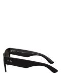 Ray-Ban RB4840S square polarised sunglasses black gradient (British brand)