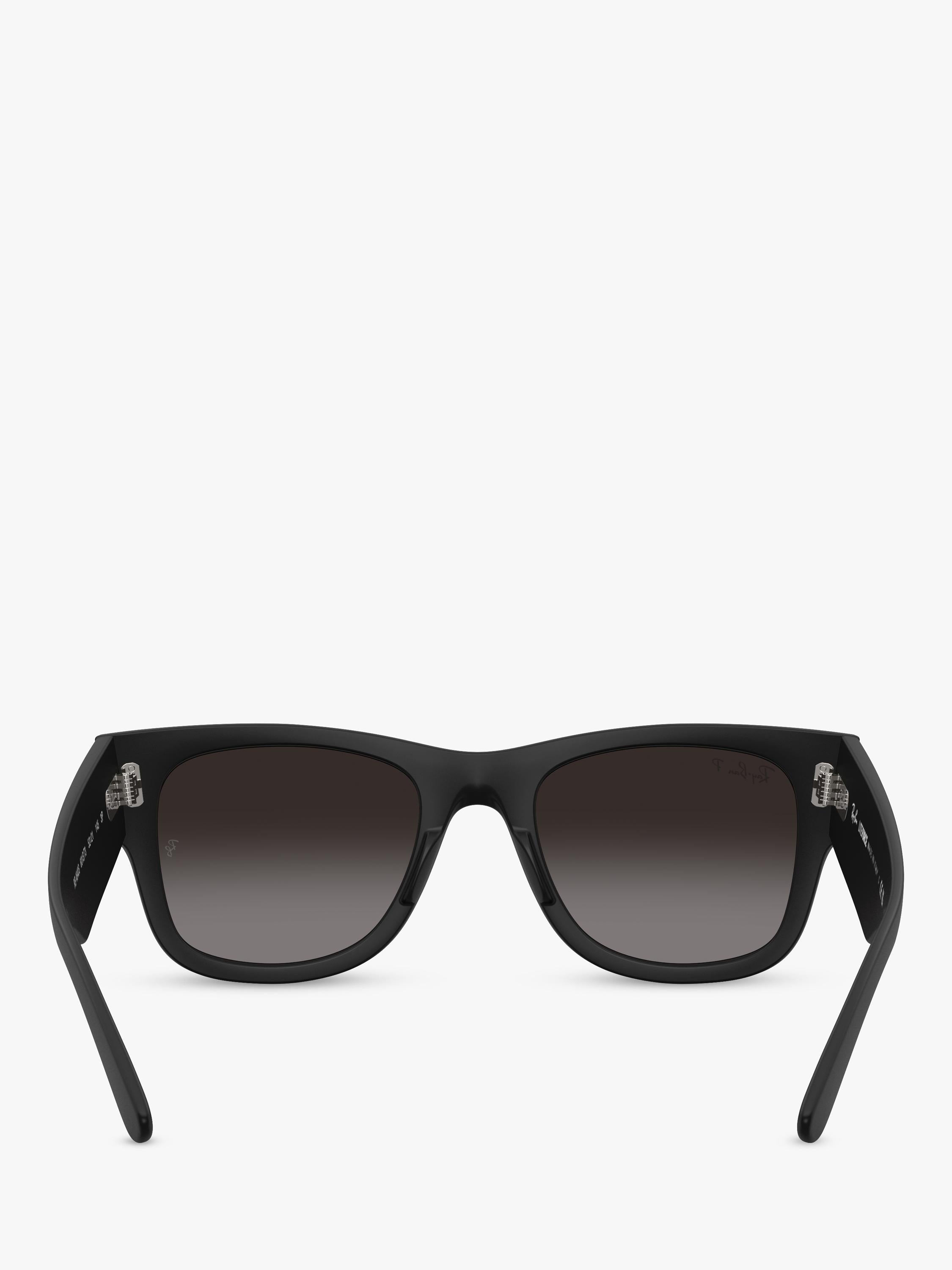 Ray-Ban RB4840S square polarised sunglasses black gradient (British brand)