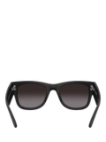 Ray-Ban RB4840S square polarised sunglasses black gradient (British brand)