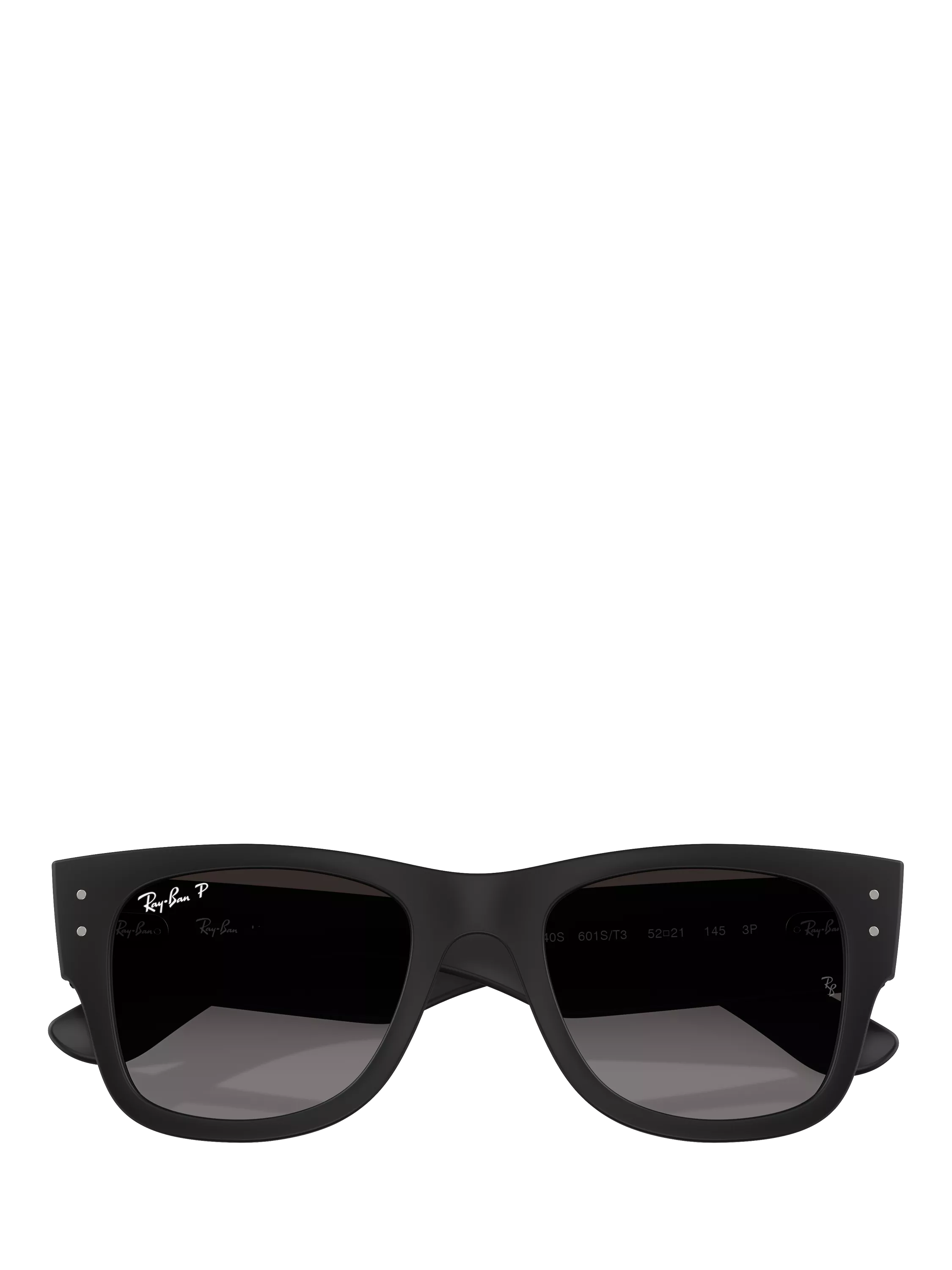 Ray-Ban RB4840S square polarised sunglasses black gradient (British brand)