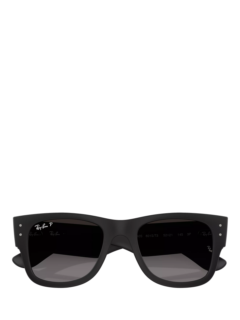 Ray-Ban RB4840S square polarised sunglasses black gradient (British brand)