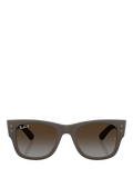 Ray-Ban square sunglasses in brown, UK version