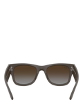 Ray-Ban square sunglasses in brown, UK version