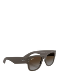 Ray-Ban square sunglasses in brown, UK version