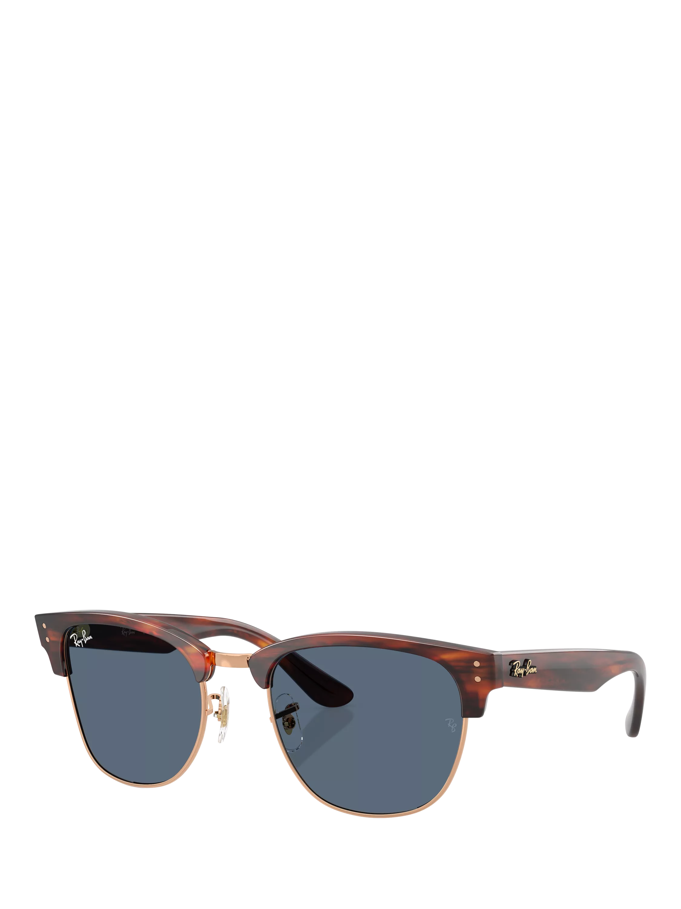 Ray-Ban square sunglasses in gold and brown - British product