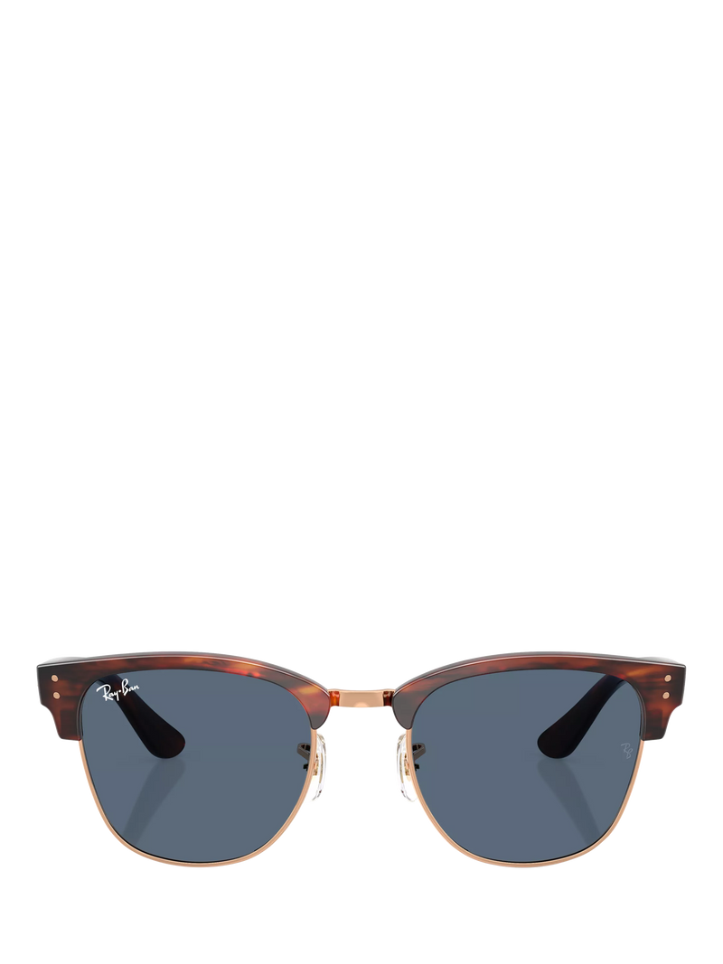 Ray-Ban square sunglasses in gold and brown - British product
