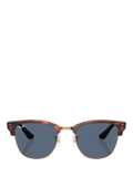 Ray-Ban square sunglasses in gold and brown - British product