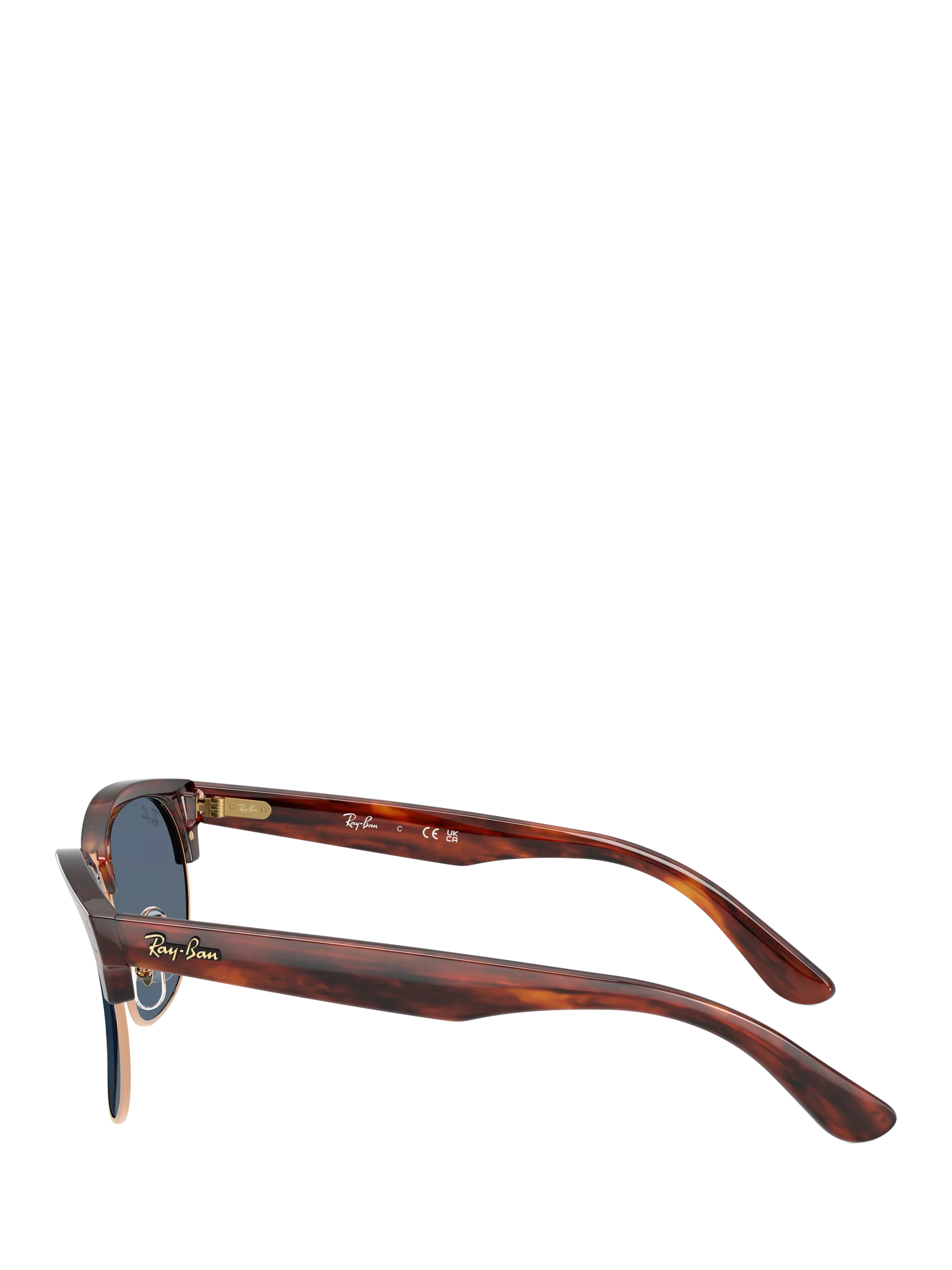 Ray-Ban square sunglasses in gold and brown - British product