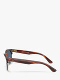 Ray-Ban square sunglasses in gold and brown - British product