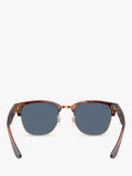 Ray-Ban square sunglasses in gold and brown - British product