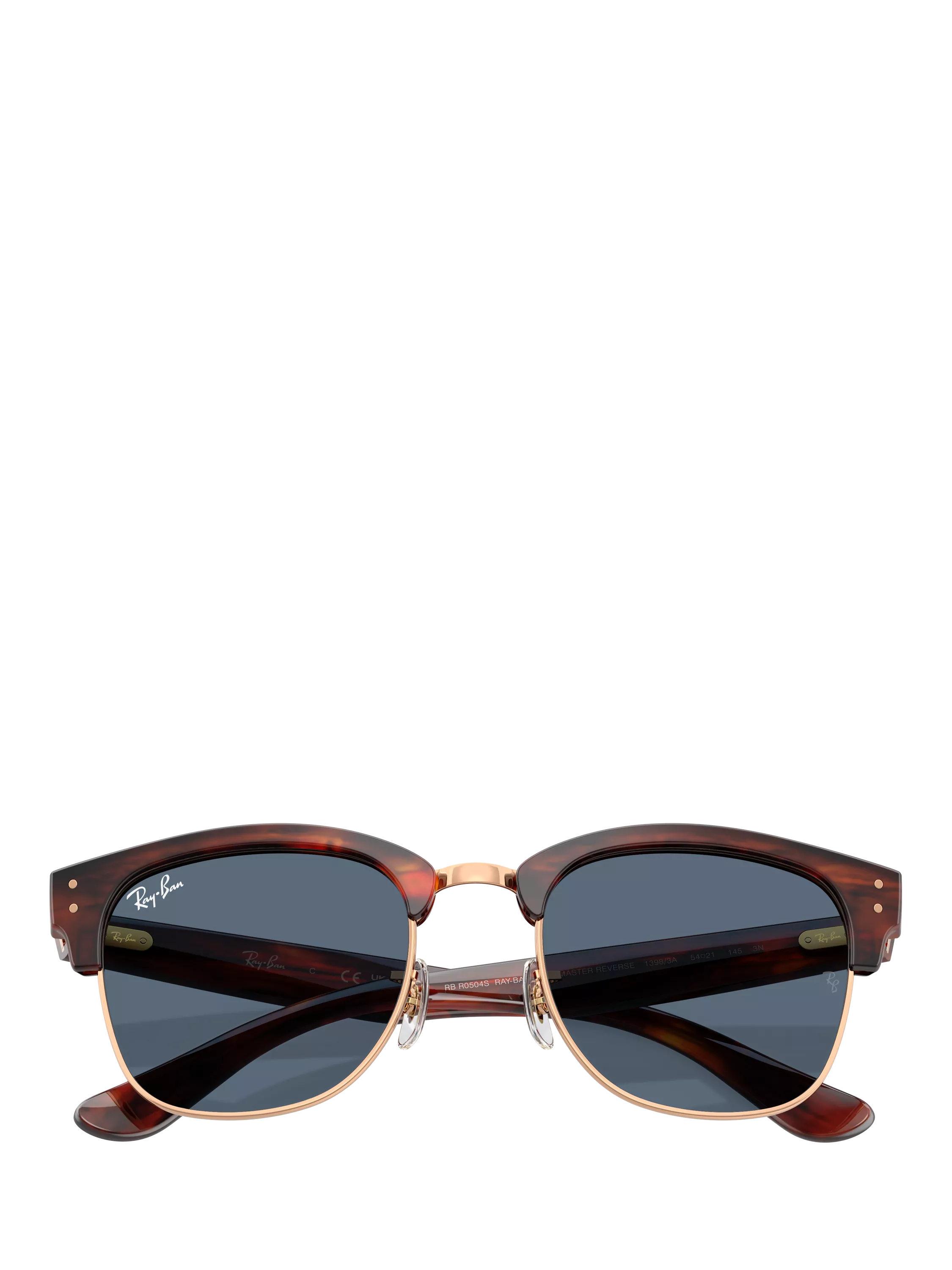 Ray-Ban square sunglasses in gold and brown - British product