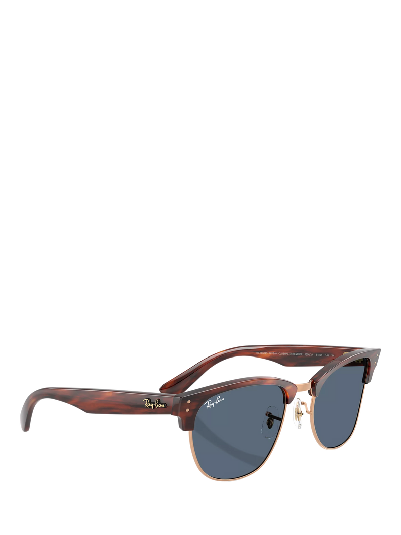 Ray-Ban square sunglasses in gold and brown - British product