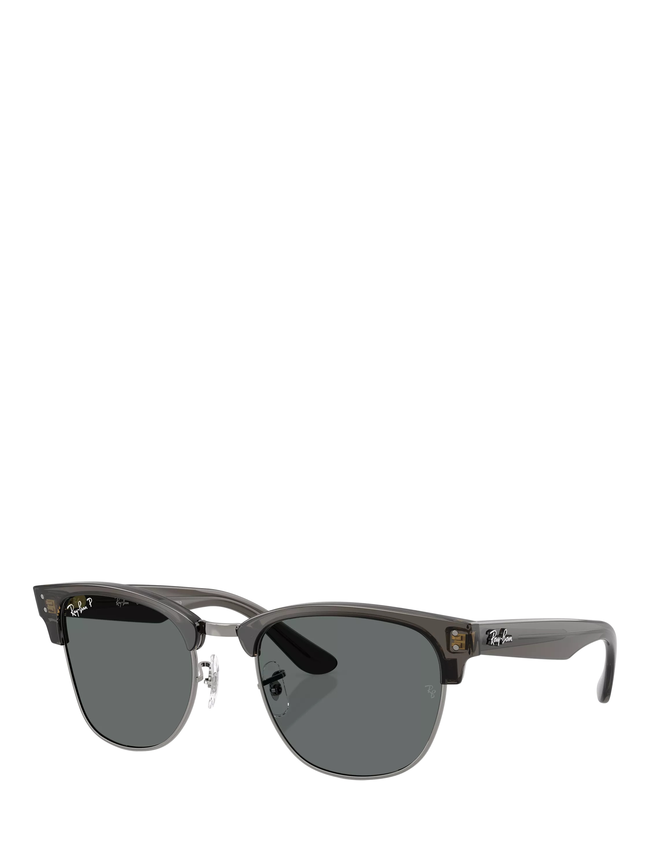 Ray-Ban square sunglasses gunmetal grey 54mm UK version