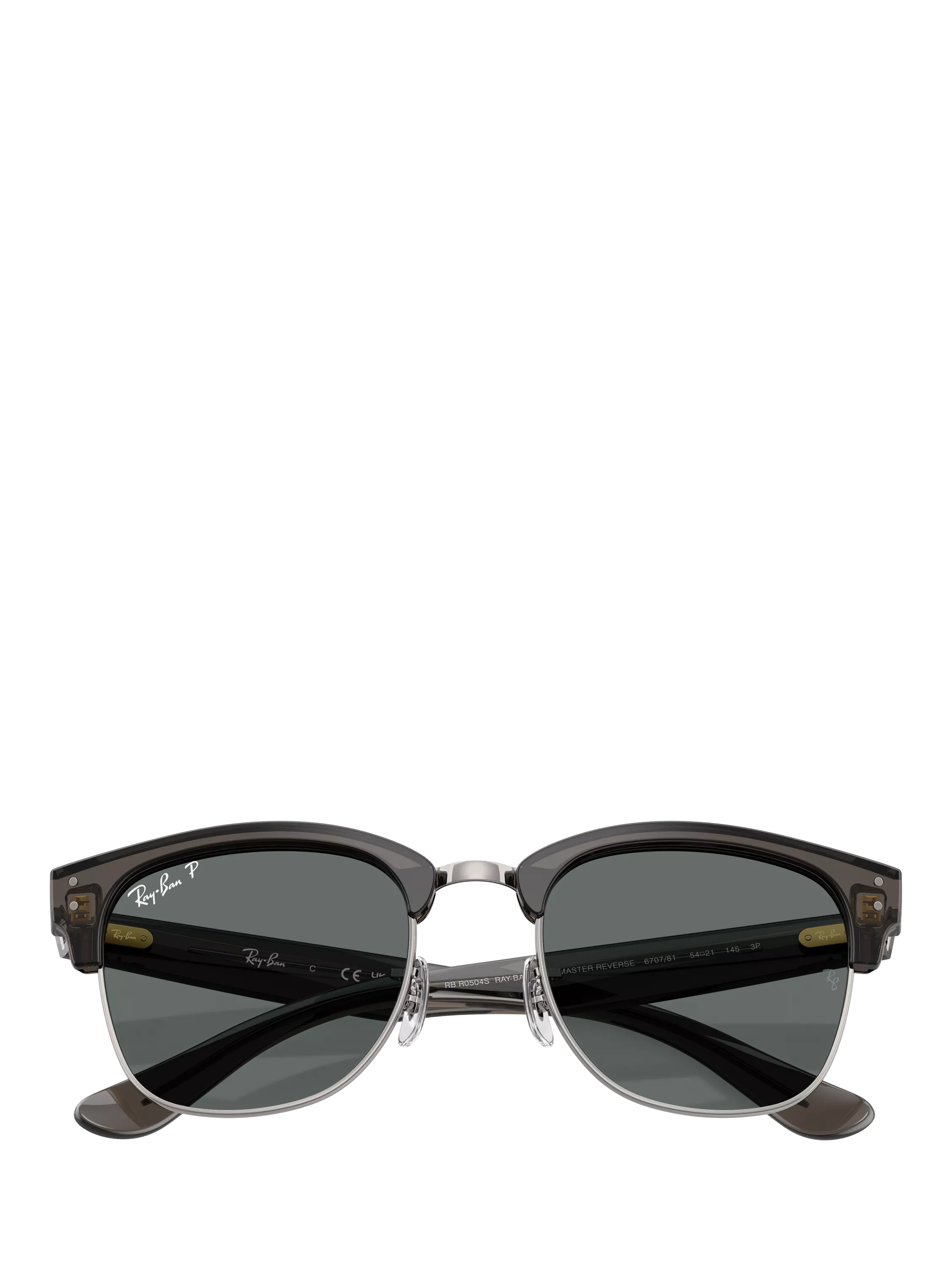 Ray-Ban square sunglasses gunmetal grey 54mm UK version