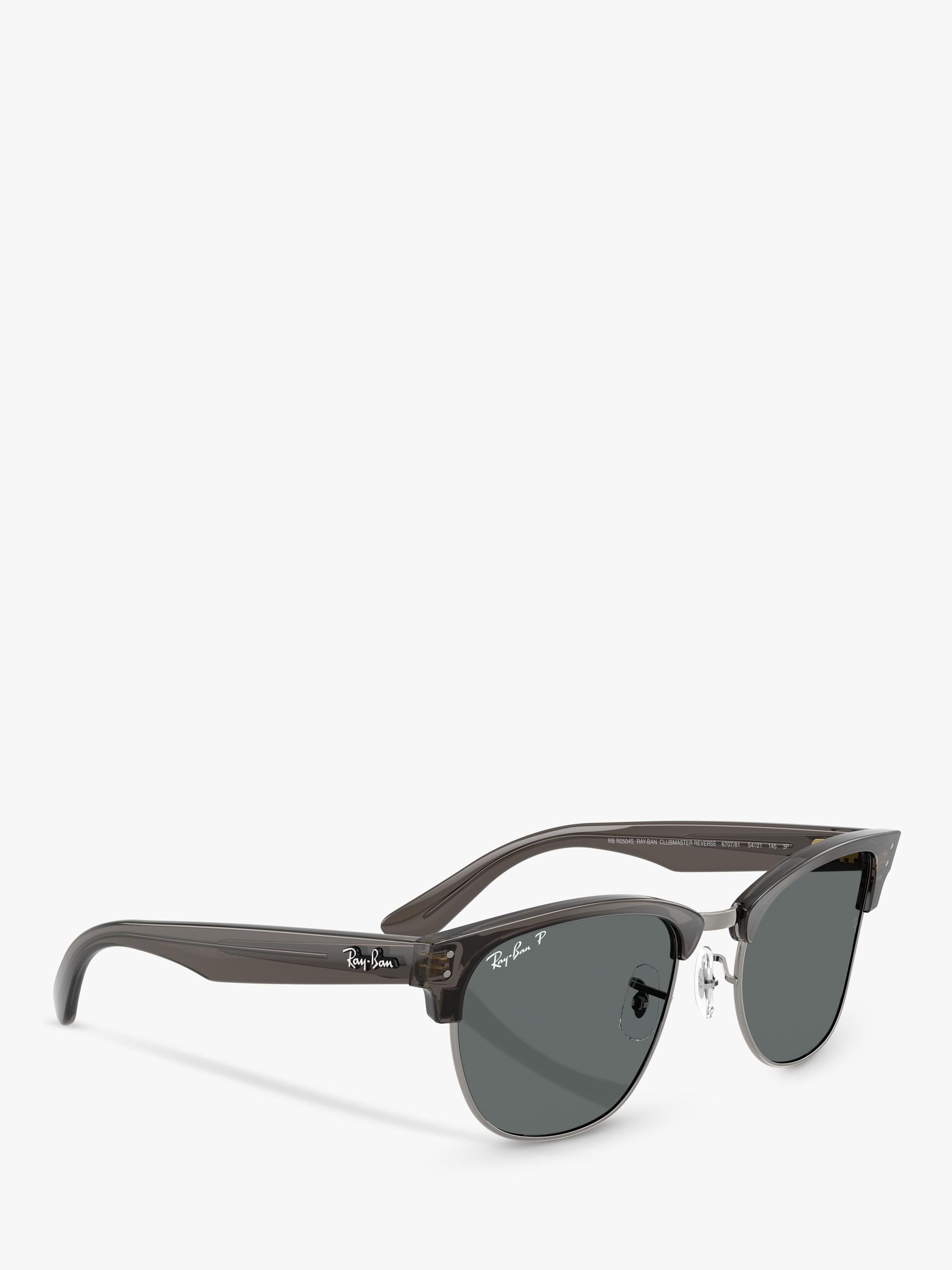 Ray-Ban square sunglasses gunmetal grey 54mm UK version