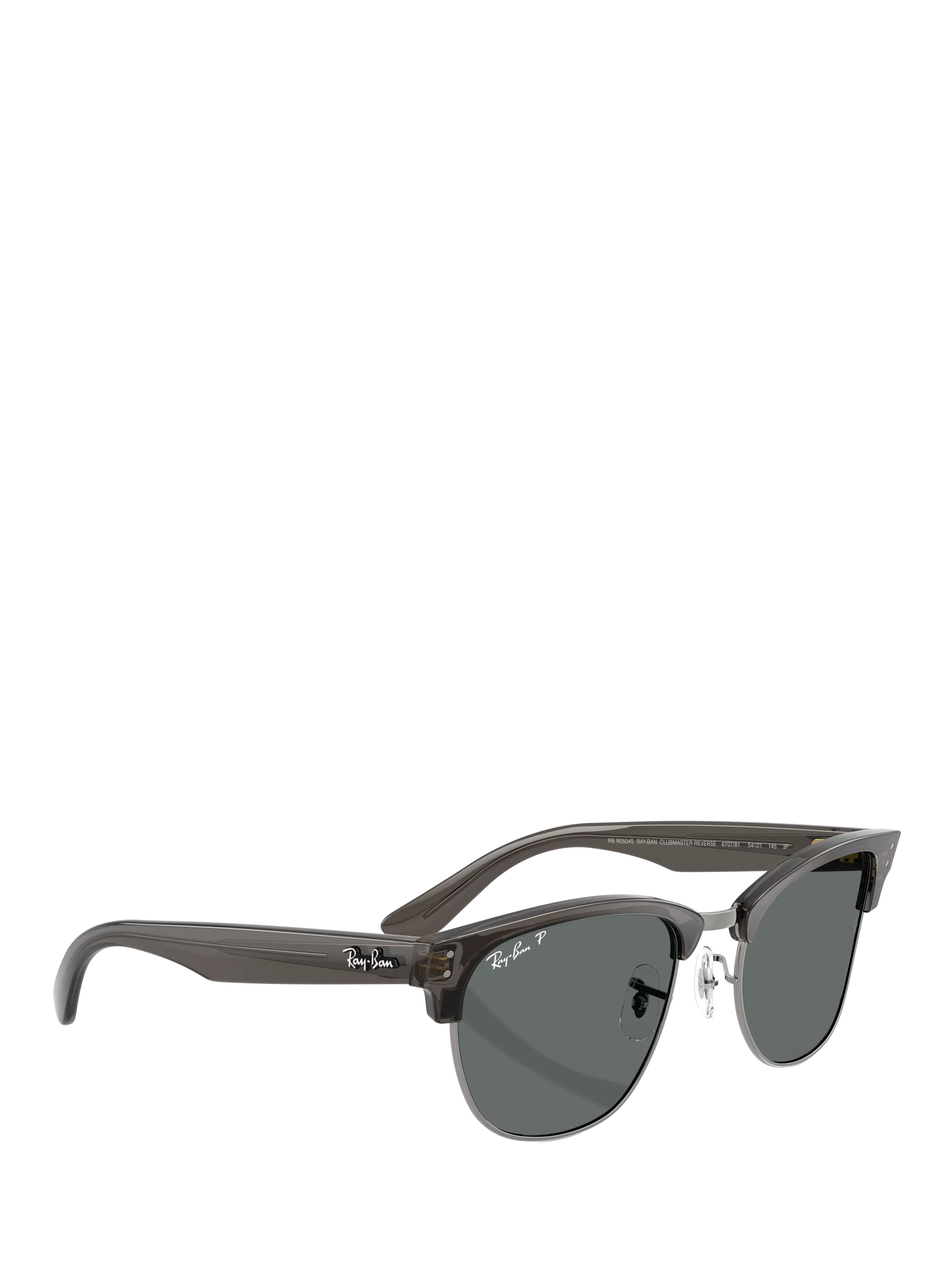 Ray-Ban square sunglasses gunmetal grey 54mm UK version