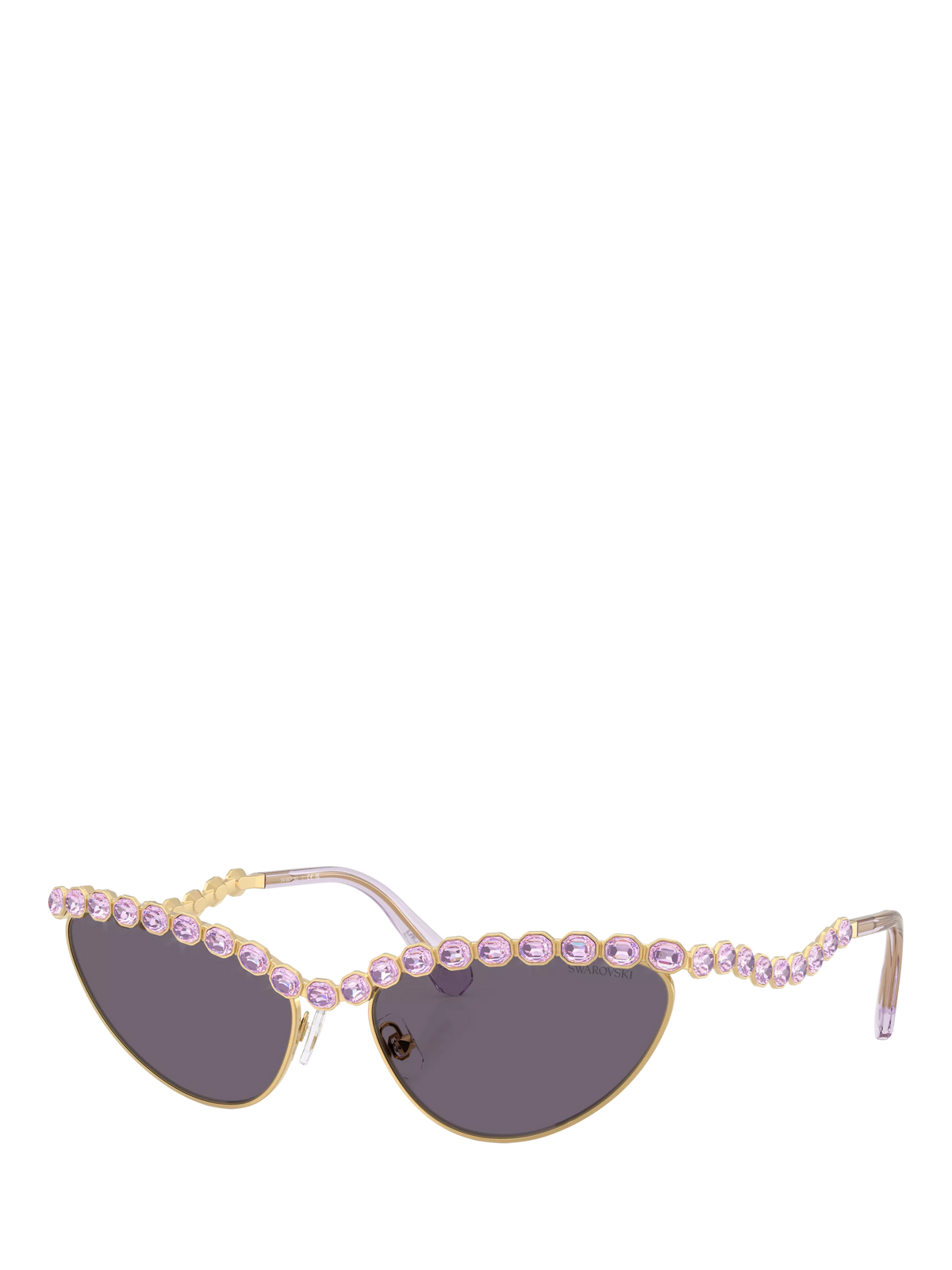 Swarovski cat's eye sunglasses gold grey - British product