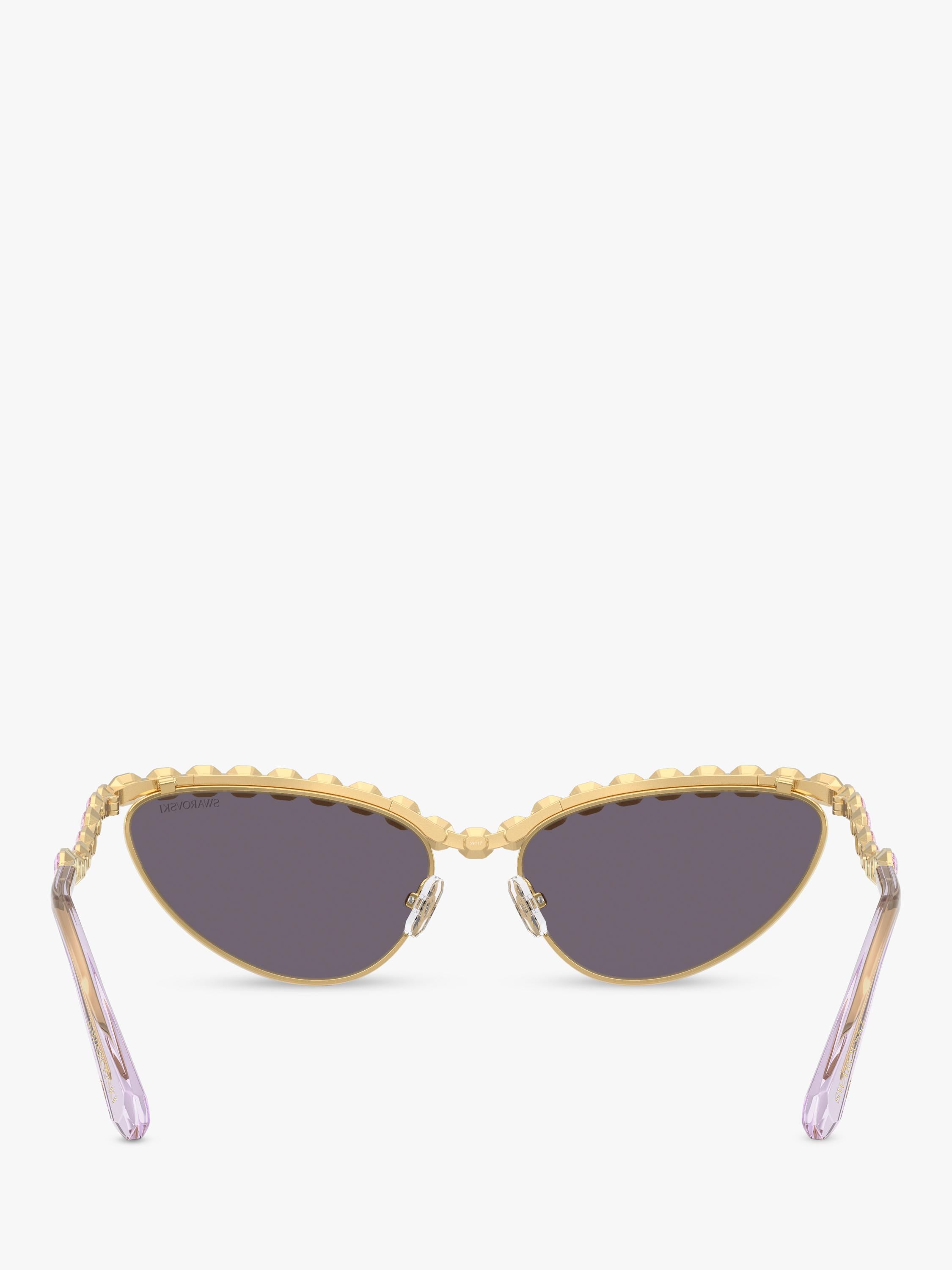 Swarovski cat's eye sunglasses gold grey - British product
