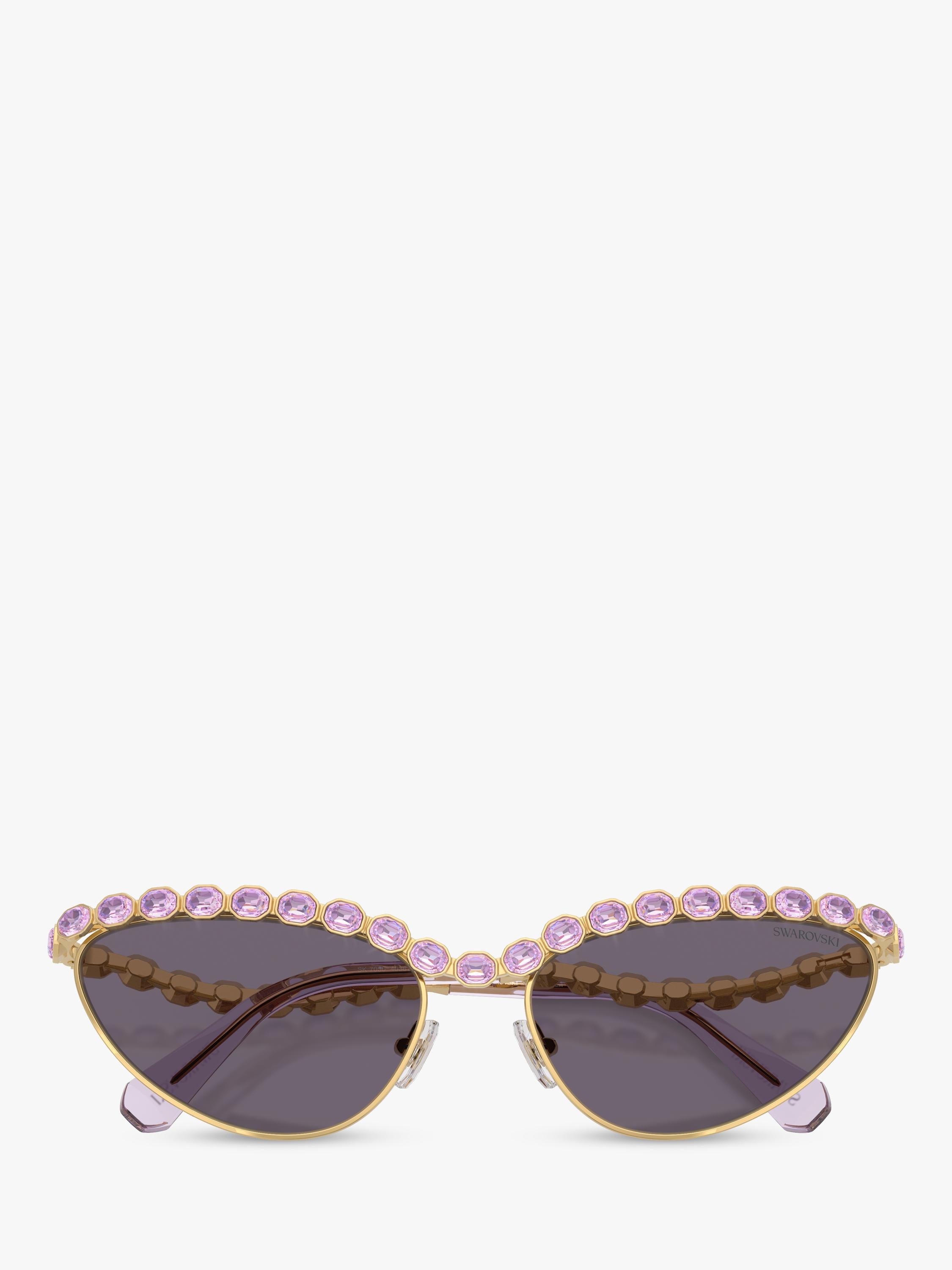 Swarovski cat's eye sunglasses gold grey - British product