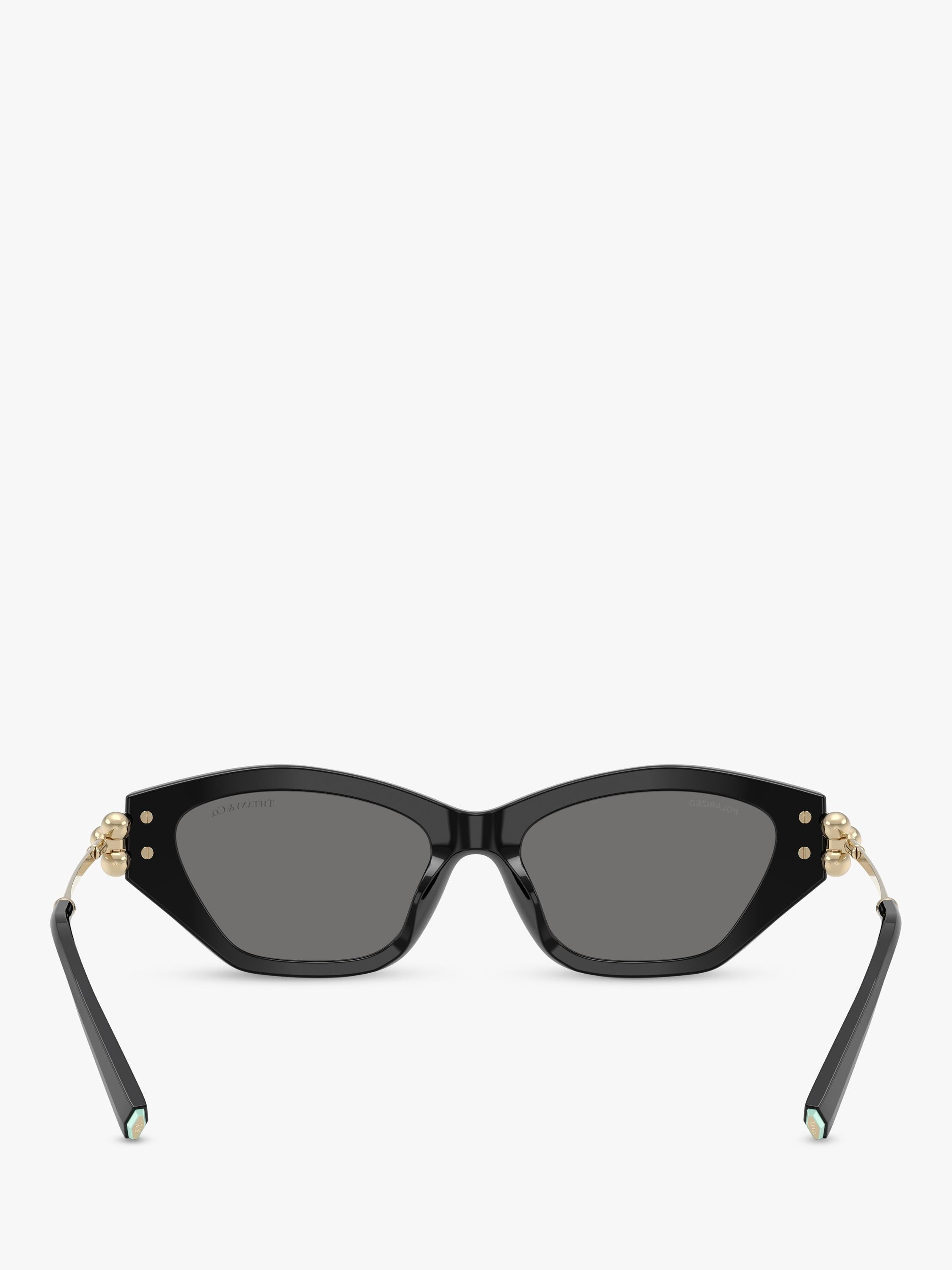 Tiffany & Co women's cat's eye sunglasses black grey - British product