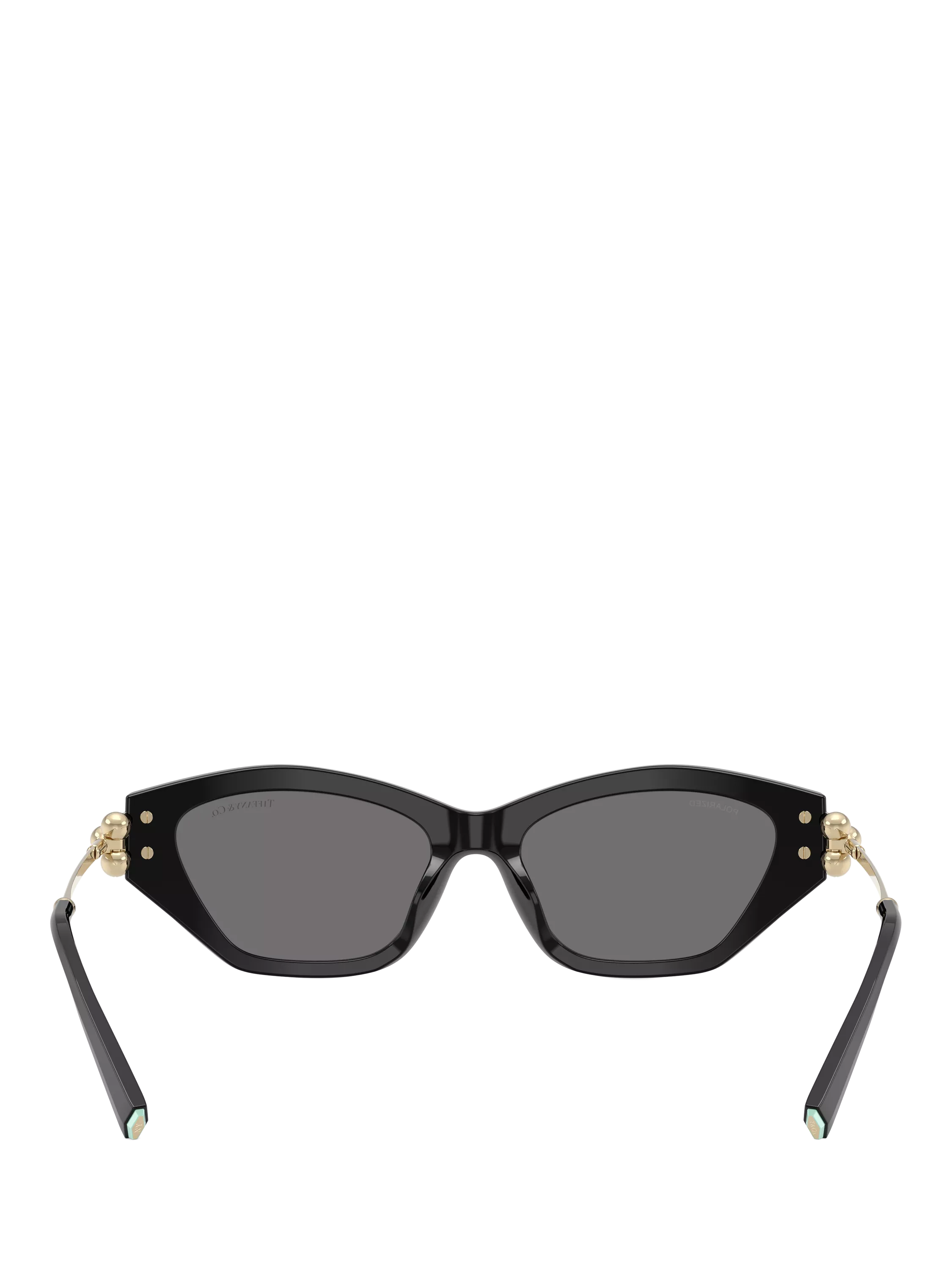 Tiffany & Co women's cat's eye sunglasses black grey - British product