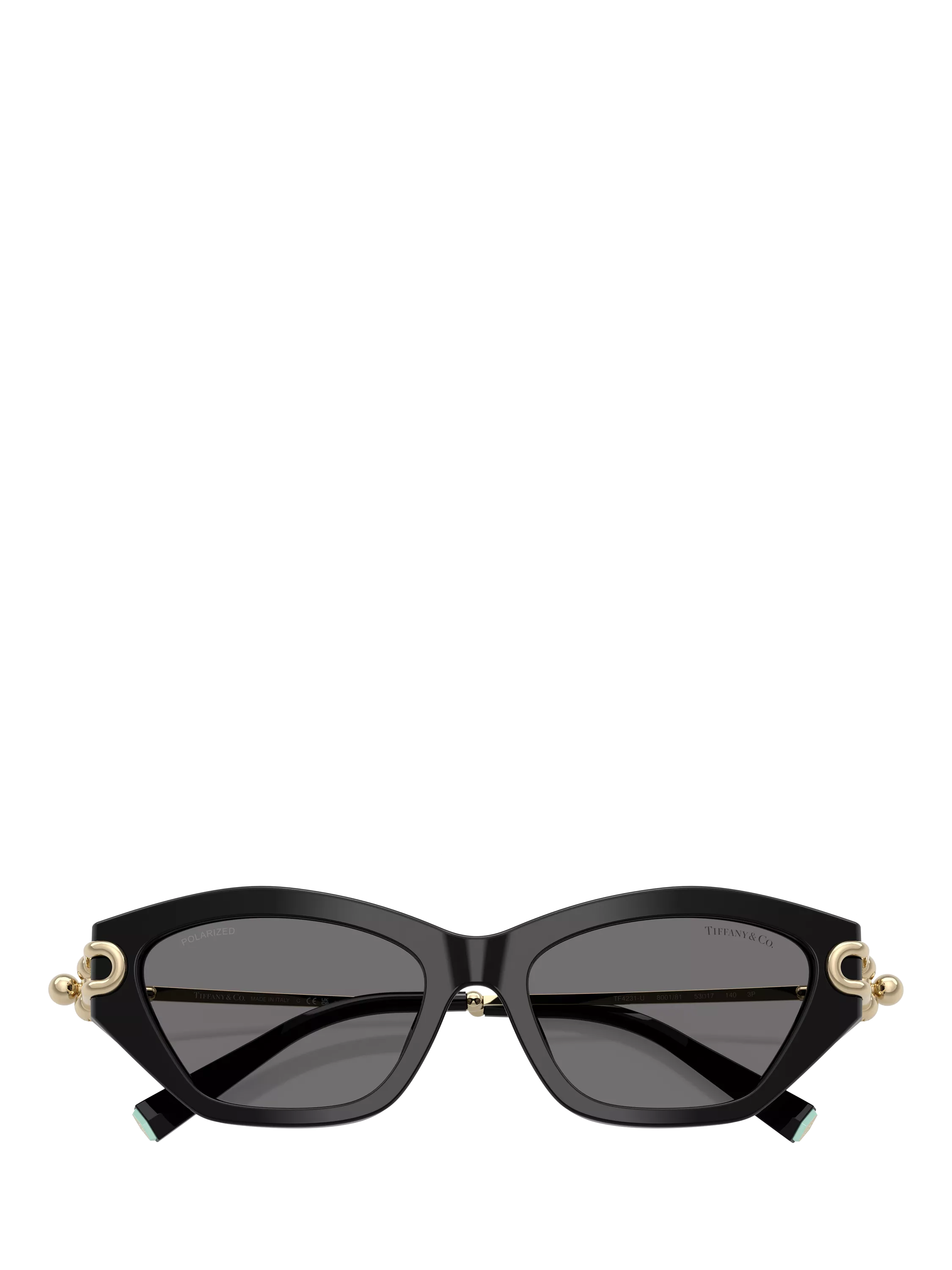 Tiffany & Co women's cat's eye sunglasses black grey - British product