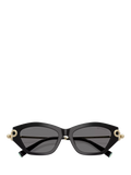 Tiffany & Co women's cat's eye sunglasses black grey - British product