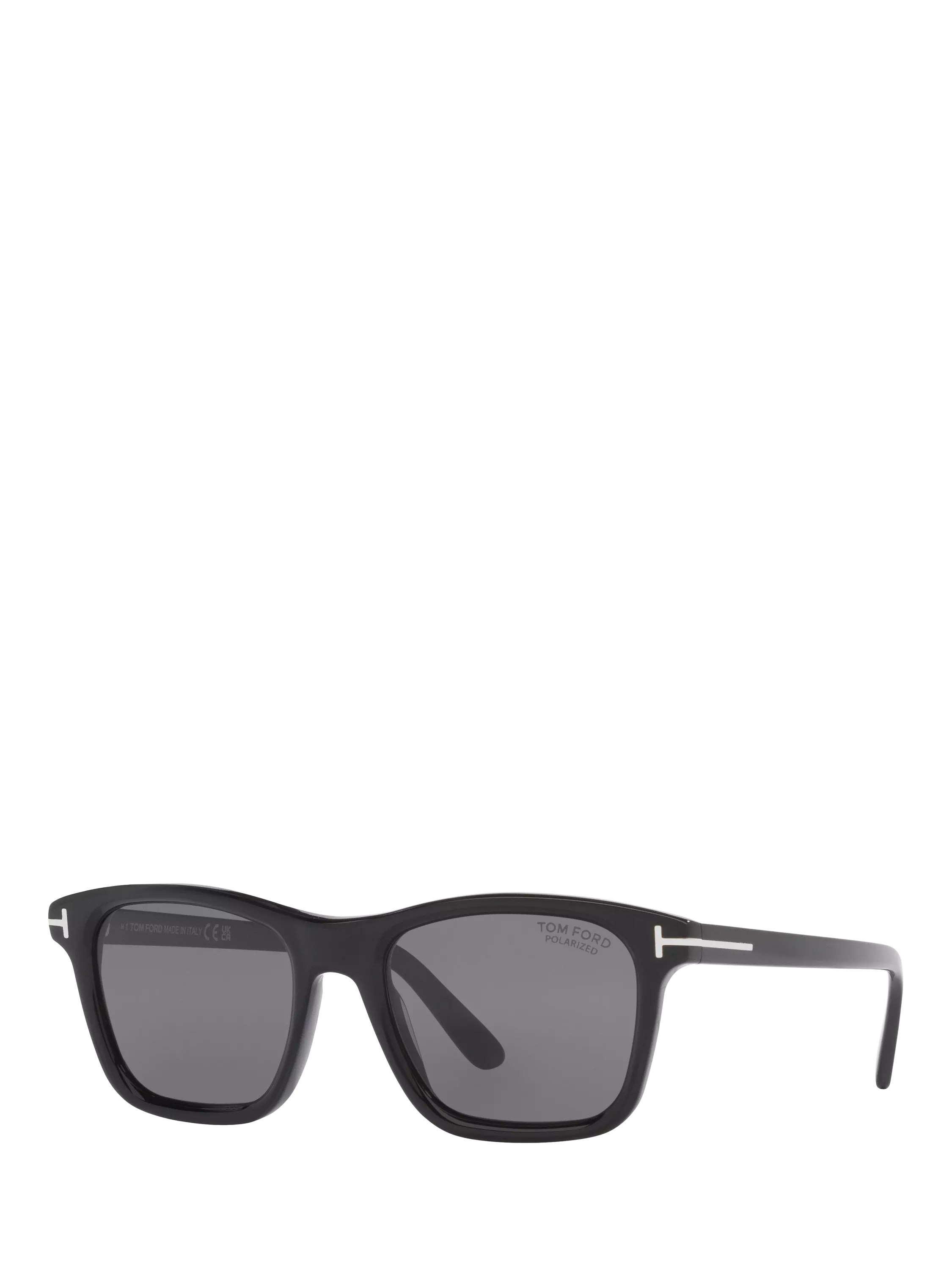 TOM FORD square sunglasses black frame grey lenses, imported from the UK