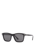 TOM FORD square sunglasses black frame grey lenses, imported from the UK